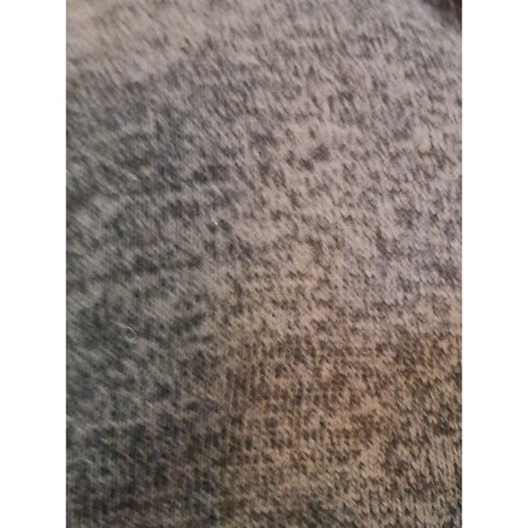 Lands End Outfitters Mens XLG Sweater Black Jacket Ribbed Sleeves Full Zip - Picture 13 of 16